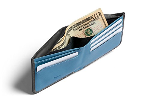 Image of Bellroy Charcoal Leather Men's RFID Wallet (WHSD-CHA-301)