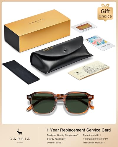 CARFIA CA5405 Italian Acetate Polarized Sunglasses — view 7