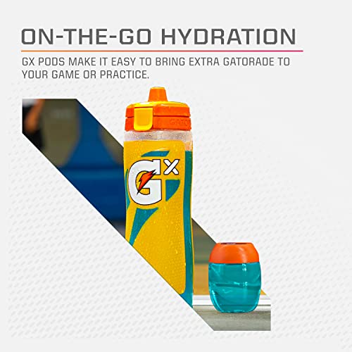 Gatorade Gx Hydration System, Non-Slip Gx Squeeze Bottles Or Gx Sports Drink Concentrate Pods, 4 Count (Pack of 4)
