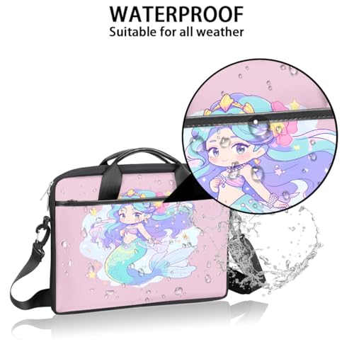 Maletín para laptop con diseño de estrellas y sirena 15 pulgadas miniatura 3