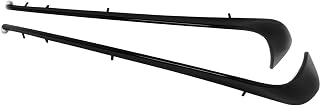 2 Canards バンパーフラップスポイラー 14-16 メルセデスベンツ CLA W117 CLA250 CLA45用