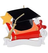 Graduation Ornament - Personalized Graduate Christmas Tree Ornament - Class of 2022 Keepsake Cust...