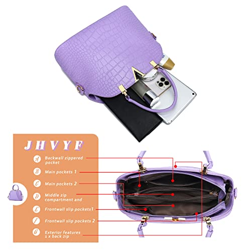 Image of JHVYF Women classics Top Handle Handbag Crossbody for Women Casual Purse Satchel Tote shoulder bags