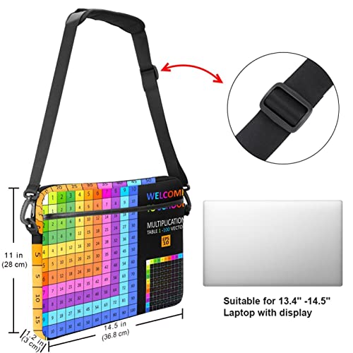 Funda de mensajero para laptop de 13 a 14.5 pulgadas multicolor 5