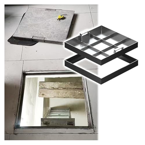 Couvercle de fosse septique rectangulaire avec trappe facile à soulever - 2