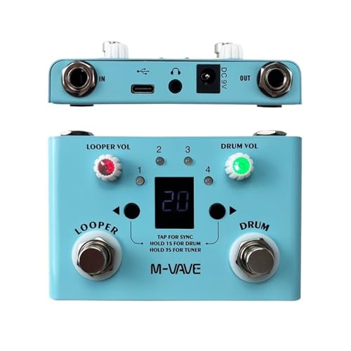 Looper guitare mini double pédale batterie pour outil de pratique musicale live