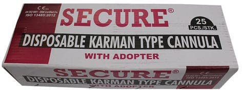 SECURE MTP Disposable KARMAN type CANNULA with ADOPTER (25 Pcs) (9 mm)-picture-30