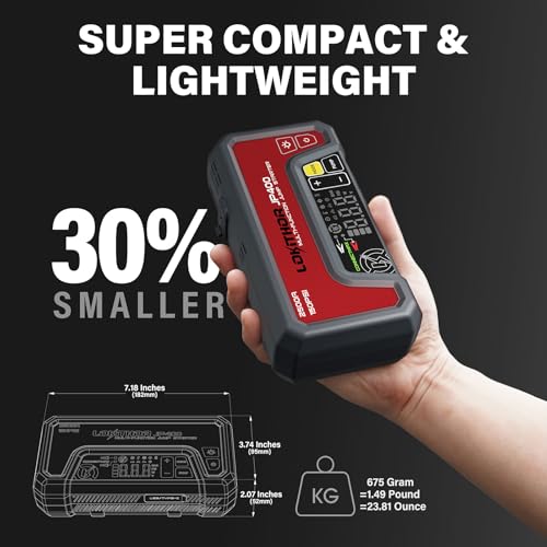 Image of LOKITHOR JP400 Jump Starter with Air Compressor for 8.5L Gas /6.5L Diesel