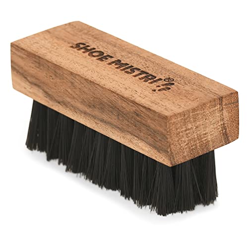 Image of Shoe Mistri Handmade Nylon Shoe Brush - Soft Bristle Shoe Cleaner for Sneakers, Sports Shoes & Footwear - Foaming & Scrubbing Brush for Deep Cleaning - Shoe Cleaning Brush for Men & Women