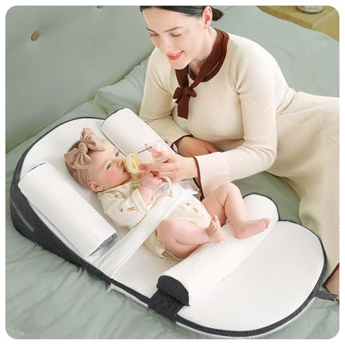 Favarey Baby Lounger, Baby Lounger Pillow for Newborn, 0-30°...