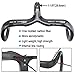RXL SL Bike Handlebars Carbon Fiber Road Bike Integrated Handlebar Carbon Stem Bike Handlebar Intenal wiring Ultralight Bicycle Handle Bar Black 3K Glossy Carbon Handle Bar Drop Bars 420x110mm