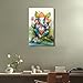 Shree Ganesha Wall Art Painting Ganesh Chaturthi Bedroom Living Room Wall Decor Hindu God Framed Modern Pictures India Religious Canvas Prints Artwork for Wall Decor Office 24x16 in