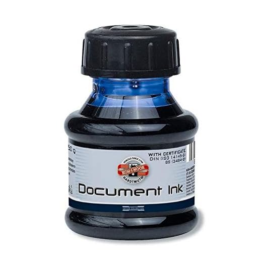 Koh-I-Noor Hardtmuth Dokumententinte für Füllhalter Schwarz 50g
