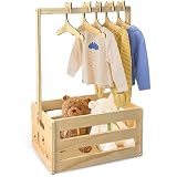 Panier cadeau de naissance en bois Behogan avec poignée : Coffret de...