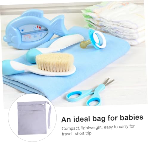 Bolsa organizadora compacta YARNOW para pañales, gris miniatura 5