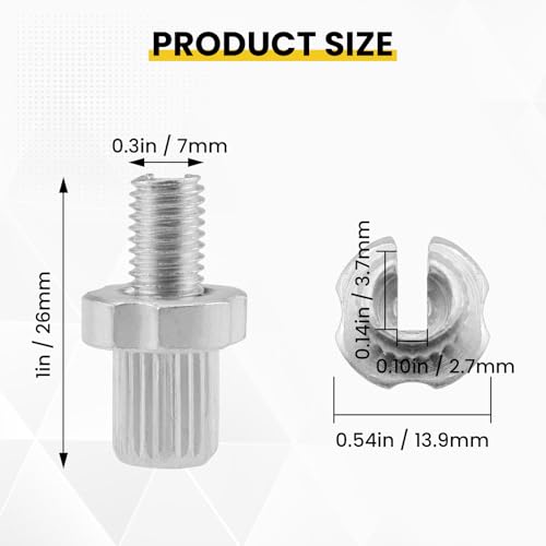 image for SATUY M7 Bike Brake Cable Handle Lever Adjusting Screws, 4pcs Bicycle 