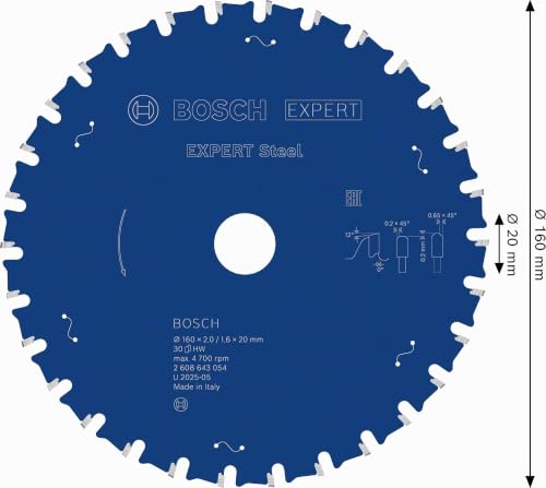 Lame de scie circulaire BOSCH 2608643054 160 x 20 x 1 6 mm 30 dents MicroteQ - vue 5