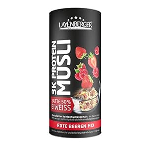 Layenberger 3K Protein Muesli Rode Bessen Mix, 360 g