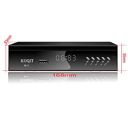KOQIT FTA HD DVB S2 Digital Satellite TV Receiver Built-in Galaxy 19 97W UL Listed Satellite Receiver DVB-S2 Tv Box Clear Live TV Tuner Sat Decoder IKS/CS WiFi YouTube EPG PVR Recording to USB - Thumbnail 6