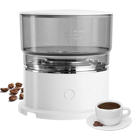 Máquina de café espresso portátil - Fabricante de máquinas de café espresso de viaje - Mini cafetera helada de una sola porción para acampar, oficinas, hogar y
