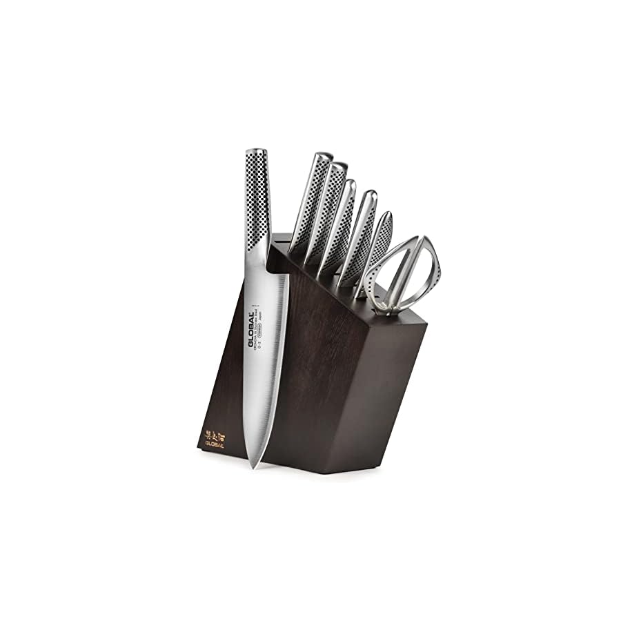 Global-8-Piece-Knife-Set-with-Walnut-Block Global 8 Piece Knife Set with Walnut Block