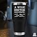 Imagen de Panvola 'A Wise Doctor Once Wrote ' Vaso Médico Estudiante de Medicina MD Practitioner DR Taza de Viaje Cumpleaños Navidad Aislamiento al Vacío Acero Inoxidable con Tapa Extraíble y Pajita
