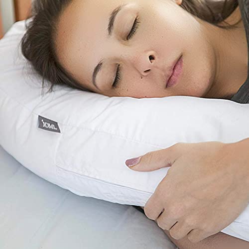 Image of DMI U-Shaped Side Sleeping Pillows For Neck And Shoulder Pain |Side Sleeper Neck Pillow & Pregnancy Pillow Side Sleeper With Ear Hole | Back, Hip, & Sciatica Relief(30 inchx20 inchx6 inch)