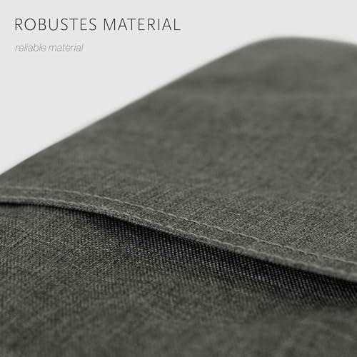 Housse Microsoft Surface Go 4 moex en polyester gris foncé avec pochette - 7