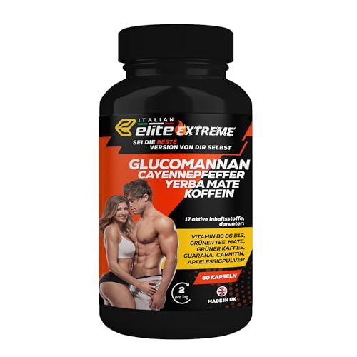 Italian Elite Extreme Fettverbrennungsergänzungsmittel, 60 Kapseln, thermogen, abnehmen, entwässern, energetisierend, entgiftend, mental Booster.