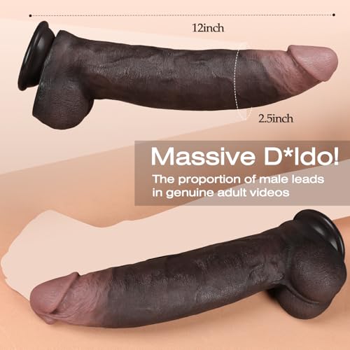 12 Inch Thick Dildo for Men Giant Long Anal Dildo - Image 5