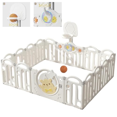 ベビーサークル 折りたたみ 187*150*61cm 16枚セット