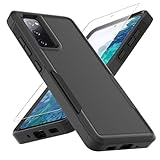 for Samsung Galaxy S20 FE 5G Case,[Military Grade Drop Tested] with HD Screen Protector,Dual Layer Protective Heavy Duty Cell Phone Cover Non-Slip Shockproof Rugged Case for Galaxy S20 FE 5G (Black)
