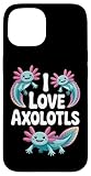 Photo Gallery i love axolotls carino salamandra art custodia per iphone 15 Photo Gallery i love axolotls carino salamandra art custodia per iphone 15