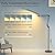 VEYFIY Floor Lamp for Living Room with 5 Color Temperatures, Stepless Dimming, Standing lamp with 360° Degree Swing Arms, 12W LED Modern Lamps for Bedroom, Office, Work (Black)
