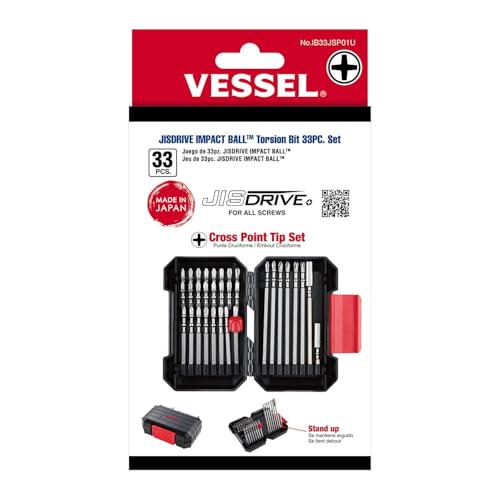 VESSEL JISDRIVE Impact Ball Torsion 33PC Set
