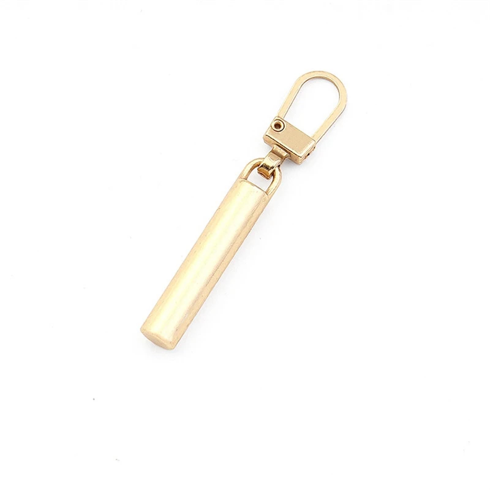 CHUDOU Zip Puller,Zipper Pull 6pcs Detachable Metal Zipper Pullers Zipper Sliders Head Pull Tab Bags Down Jacket Zip Repair Kits DIY Craft Sewing Accessories Zipper Pull Replacement(Color:Gold)(Gold)