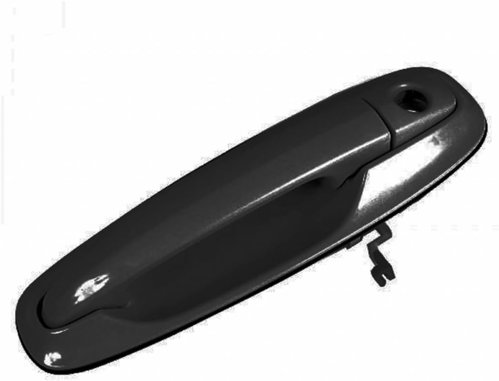 KarParts360 for Suzuki Forenza 2006 2007 2008 Exterior Door Handles Driver and Passenger Side | Pair | Front | Smooth Black | Plastic | Replacement for SZ1310110, SZ1311110 | 8282085Z10, 8281085Z10