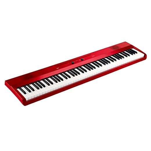 KORG LIANO Keyboard - Digital Piano Liano 88 notes, red