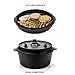 DARTMOOR 9 Quart Pre-Seasoned Cast Iron Dutch Oven with Lid and Lid Lifter Tool Outdoor Deep Camp Pot for Camping Fireplace Cooking BBQ Baking Campfire 9 QT