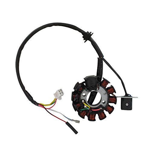 xfight de Parts – Placa de Anclaje con Pick-up aussenliegend 11 Bobinas 88 mm y 1 aislado Bobina DC 11 6 Cable 1 x 4 y 2 x 1 pines regulador 4/3 pines 4takt 125 ccm 152QMI 706083