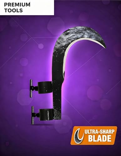 Image of Sickle | Sickle cutter with Screw | Grass Cutter Head | Heavy Coconut Plucker with Adjustable Handle Clamp | Cutter with Long Handle |Tree Branch Cutting, Crop Harvesting