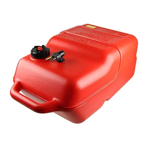 Boote & Yachten Kantschuster Kraftstofftank Big Joe mit Mercury / Mariner Anschlüssen │ Benzintank für Bootstank Reservetank Tank Außenborder Tankvolumen: 22 Liter Cover
