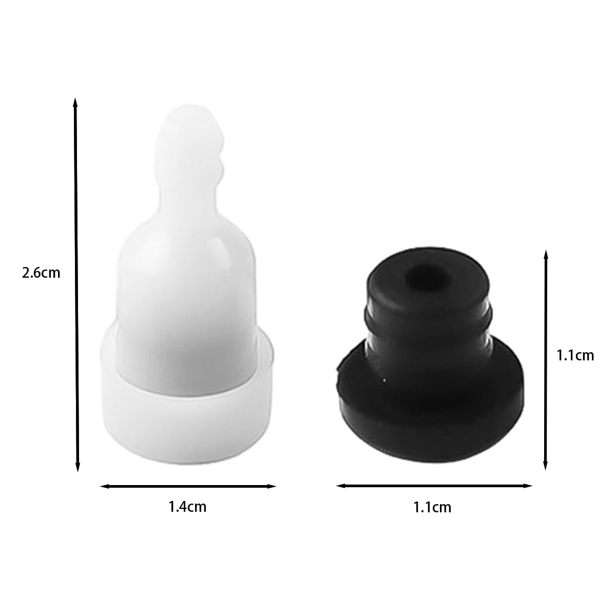 Set da 5 Pezzi valvola di sfiato del Serbatoio del Carburante valvola di Controllo dello Scarico bilanciatore per Motosega per 4500 5200 5800 45cc 58cc 52cc