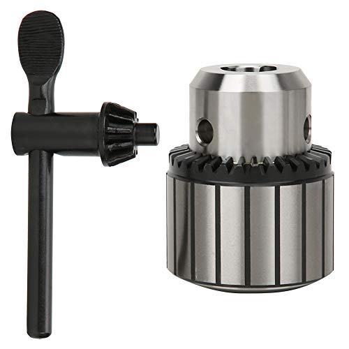 Portabrocas de 0,6-20 mm, Portabrocas de acero resistente con llave, Portabrocas para herramientas eléctricas, Portabrocas de repuesto profesional para taladros de impacto y (1-16 mm)