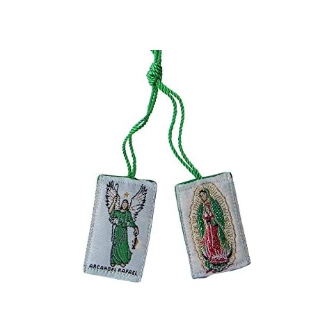 Saint Raphael Archangel Angel Green Scapular Escapulario De San Rafael Cover