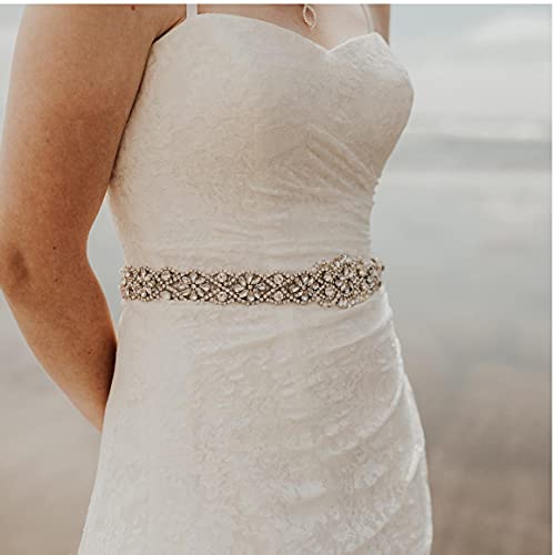 Rhinestone Bridal Belt Wedding Sash Thin Crystal Bridesmaid Sash for Prom Dress Evening Brides Gown4