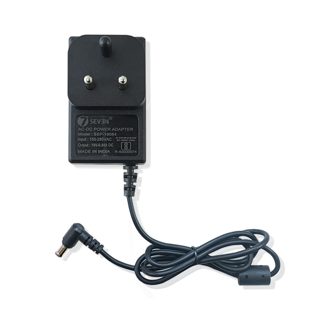 7SEVEN® 19V 0.84A Adapter for Lg Monitor Ads-15Fsg-19 19015Gpg-1 Ads-40Fsg-19 Supportable for Lg 18.5 Inch 19 Inch 21.5Inch 22Inch 24Inch 27Inch Monitors, Black 7SEVEN® 19V 0.84A Adapter for Lg Monitor Ads-15Fsg-19 19015Gpg-1 Ads-40Fsg-19 Supportable for Lg 18.5 Inch 19 Inch 21.5Inch 22Inch 24Inch 27Inch Monitors, Black