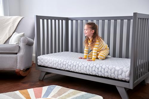 Image of Lullaby Earth Gentle Start Breathable Infant & Toddler Crib Mattress - Lightweight & Waterproof - Non-Toxic for Baby & Toddler Bed