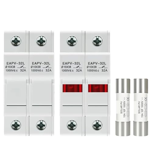 Porte-fusible DC 2P 1000V 30A pour la protection de panneau solaire PV