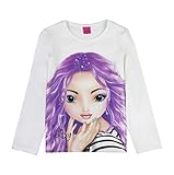 top model langarmshirt  Top Model Mädchen T-Shirt, Langarmshirt, weiß, Größe 128, 8 Jahre